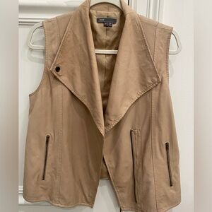 VINCE MICROSUEDE VEST